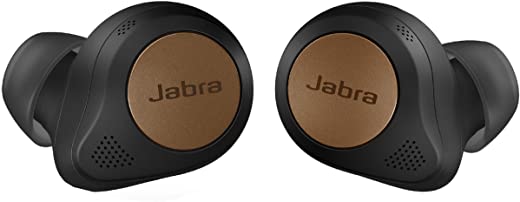 Jabra Elite 85t True Wireless Bluetooth Earbuds, Copper Black – Advanced Noise-Cancelling Earbuds with Charging Case for Calls & Music – Wireless…