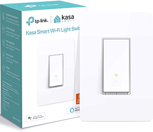 Kasa Smart Light Switch HS200, Single Pole, Needs Neutral Wire, 2.4GHz Wi-Fi Light Switch Works with Alexa and Google Home, UL Certified, No Hub…
