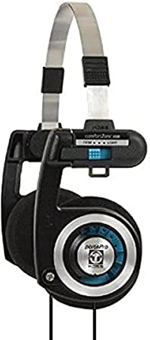 Koss Porta Pro On Ear Headphones with Case, Black / Silver