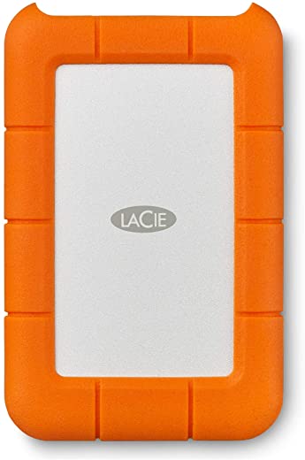 LaCie Rugged Mini 1TB External Hard Drive Portable HDD – USB 3.0 USB 2.0 compatible, Drop Shock Dust Rain Resistant Shuttle Drive, For Mac And PC…