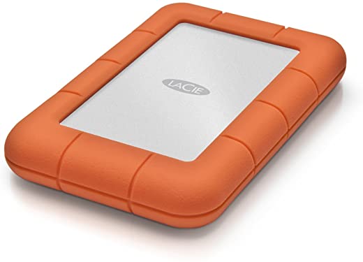 LaCie Rugged Mini 2TB External Hard Drive Portable HDD – USB 3.0 USB 2.0 Compatible, Drop Shock Dust Rain Resistant Shuttle Drive, For Mac And PC…