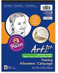 Pacon UCreate Tracing Pad, White, 9″ x 12″, 40 Sheets