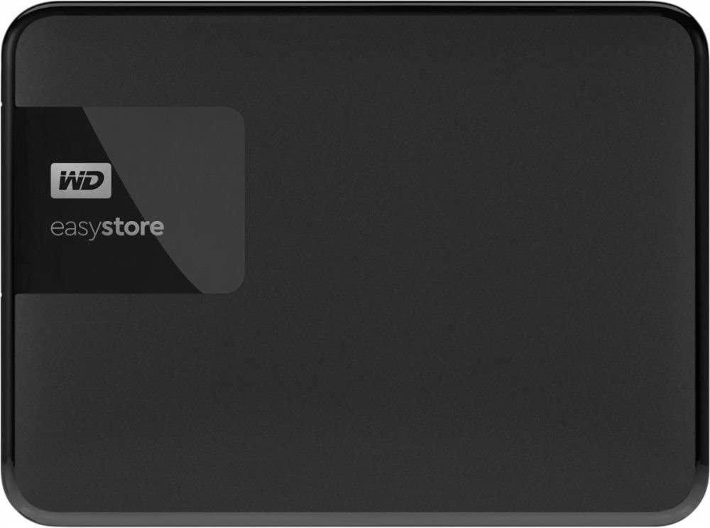 WD Easystore 1TB External USB 3.0 Portable Hard Drive – Black WDBDNK0010BBK-WESN
