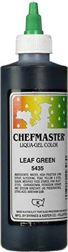 Chefmaster Liqua-Gel Food Color, 10.5-Ounce, Leaf Green