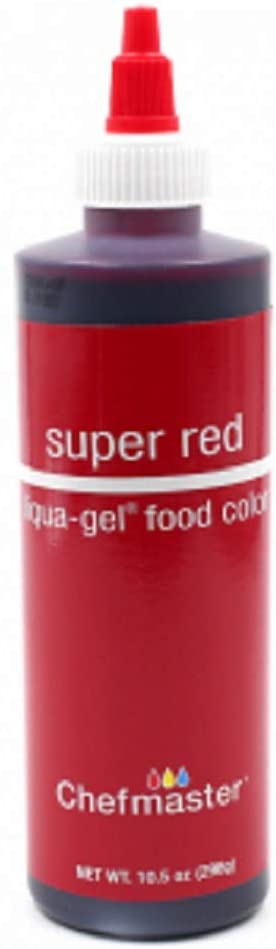 Chefmaster Liqua-Gel Food Color, 10.5-Ounce, Super Red