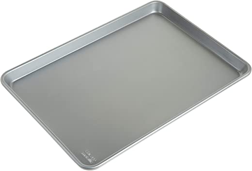 Chicago Metallic Commercial II Traditional Uncoated 16-3/4 by 12-Inch Jelly-Roll Pan, Set of 2 –