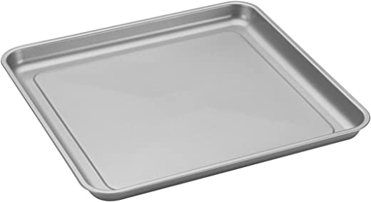 Cuisinart AMB-TOBCS Toaster Oven Baking Pan, Silver, 11.2″(l) x 10.7″(w) x 0.8″(h)