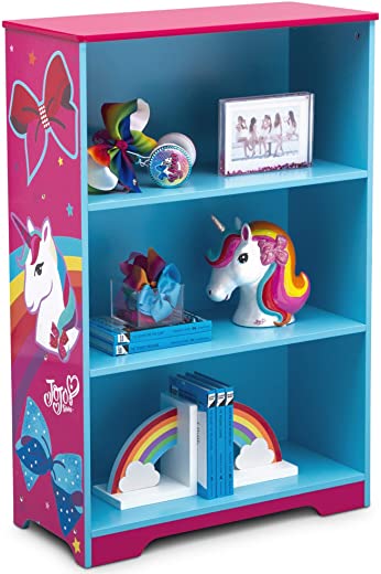 Delta Children Deluxe 3-Shelf Bookcase – Ideal for Books, Decor, Homeschooling & More, JoJo Siwa