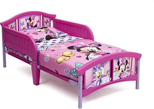 Delta Children Plastic Toddler Bed, Disney Minnie Mouse
