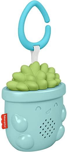 Fisher-Price Soothe & Go Succulent, Portable Infant Soother & Nursery Sound Machine, Multi