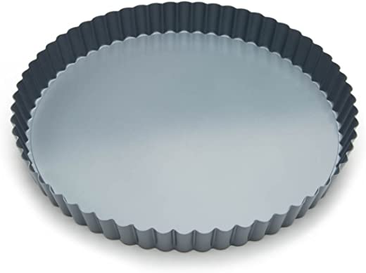 Fox Run Removable Bottom Non-Stick Tart and Quiche Pan, 9-Inch Diameter,Loose Bottom Quiche Pan – 9-inch