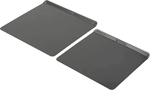 Good Cook AirPerfect 2-Pack Nonstick Cookie Sheets, Insulated Carbon Steel, Medium 14″ x 12″ and Large 16″ x 14″