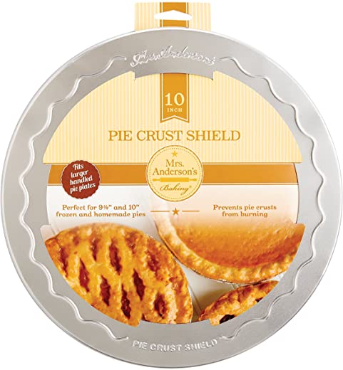 Mrs. Anderson’s Baking Pie Crust Protector Shield, Fits 9.5-Inch and 10-Inch Pie Plates