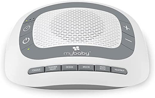 MyBaby SoundSpa White Noise Machine for Babies | 6 Soothing Lullabies for Newborns, Sound Therapy for Travel, Relaxing, Kids, Newborns, Baby Songs,…