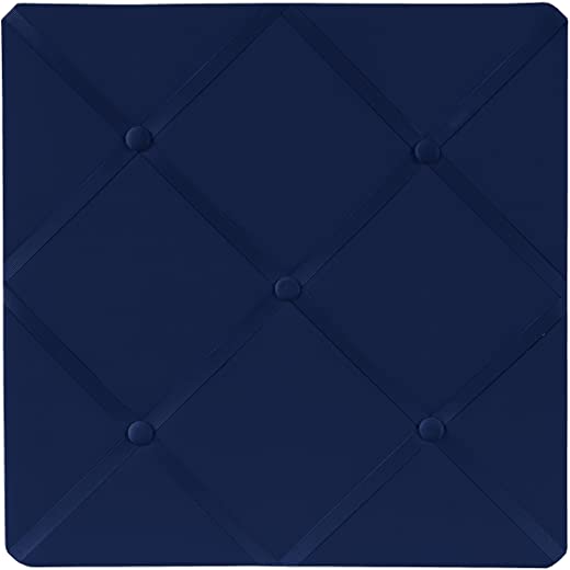 Navy Blue Fabric Memory/Memo Photo Bulletin Board