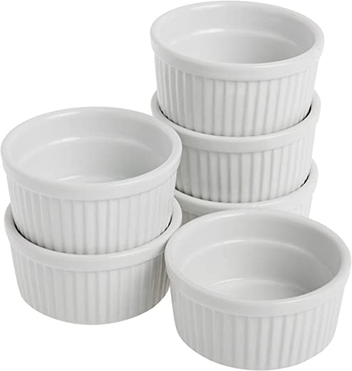 Norpro 4oz/120ml Porcelain Ramekins, Set of 6