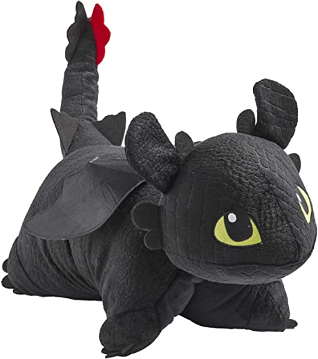 Pillow Pets How to Train Your Dragon Toothless Plush – NBCUniversal 16″ Stuffed Animal Toy