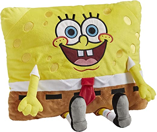 Pillow Pets Nickelodeon Spongebob Squarepants 16” Stuffed Animal Toy