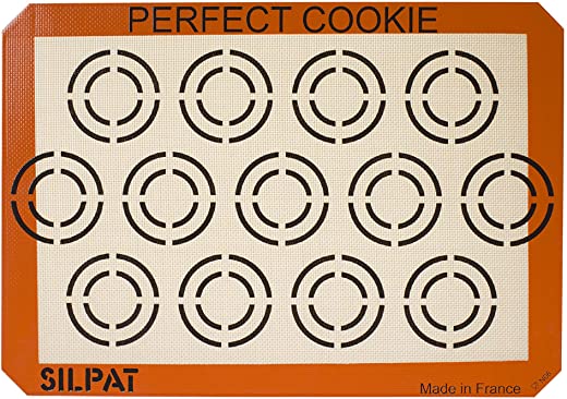 Silpat Perfect Cookie Non-Stick Silicone Baking Mat, 11-5/8″ x 16-1/2″