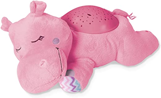 Summer Infant Slumber Buddies Projection and Melodies Soother Dozing, Hippo (Pink)