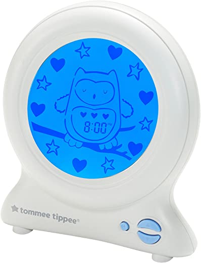 Tommee Tippee Groclock Sleep Trainer Clock |Alarm Clock and Nightlight for Young Children, USB-Powered