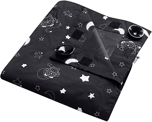 Tommee Tippee Sleeptime Portable Baby Travel Blackout Blind, Large, Black (591074)