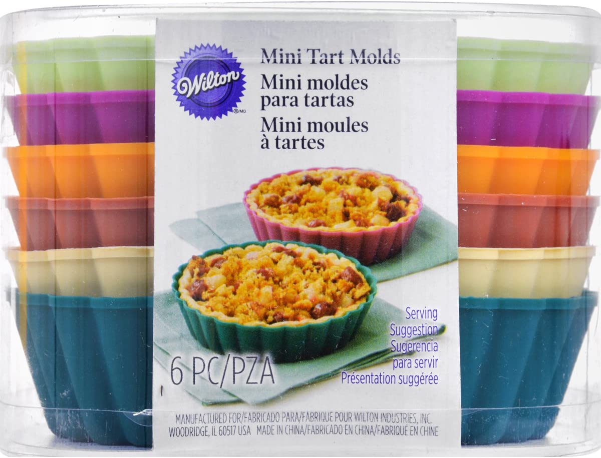 Wilton Tart and Pie Molds – Mini Silicone Molds