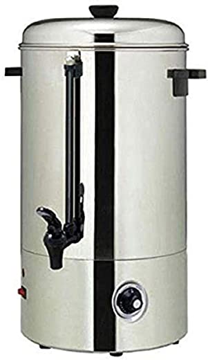 Adcraft WB-40 40-Cup Low Volume Manual Fill Hot Water Dispenser Boiler, Stainless Steel, 1350-Watts, 120v