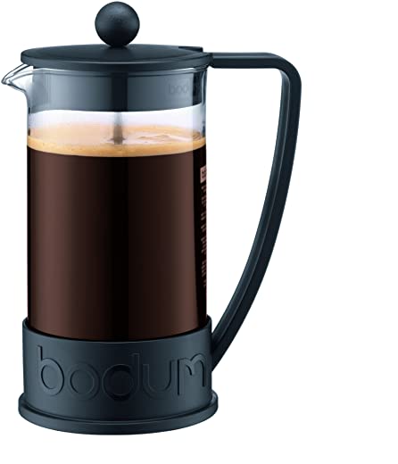Bodum Brazil French Press Coffee and Tea Maker, 34 oz, Black