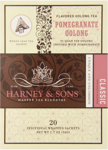 Harney and Sons Pomegranate Oolong Tea, 20 Count