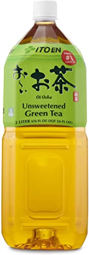 ITO EN Oi Ocha Green Tea, 2 Liter Bottle (Pack of 6), Sugar Free