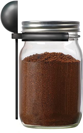 Jarware Coffee Spoon Clip for Wide Mouth Mason Jars, 6″