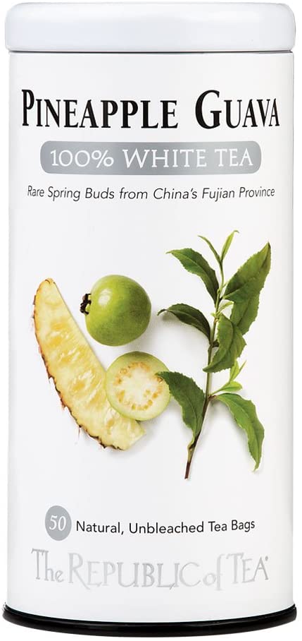 The Republic of Tea, Pineapple Guava White Tea, 50-Count