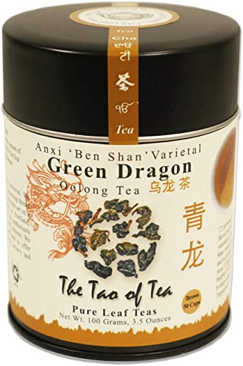 The Tao of Tea, Green Dragon Oolong Tea, Loose Leaf, 3.5 Ounce Tin