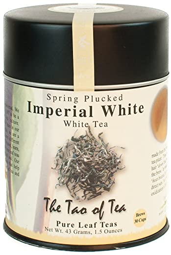 The Tao of Tea, Imperial White Tea, Loose Leaf, 1.5 Ounce Tins