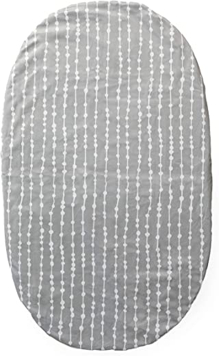 4moms mamaRoo Sleep Waterproof Bassinet Sheet – Beads, Grey