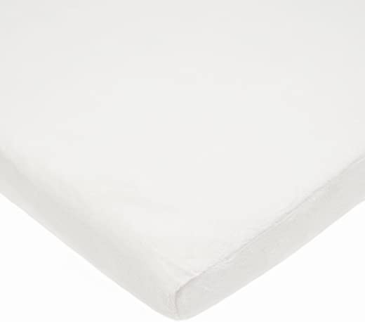 American Baby Company Heavenly Soft Chenille Fitted Cradle Sheet, White, for Boys and Girls
