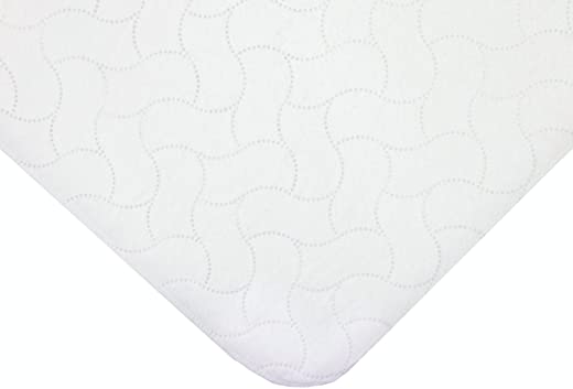 American Baby Company Waterproof Embossed Quilt-Like Flat Cradle/Bassinet Protective Pad Cover