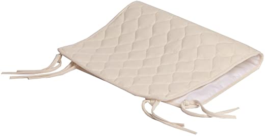 American Baby Company Waterproof Quilted Sheet Saver Pad, Changing Pad Liner Made with Organic Cotton Top Layer, Natural Color