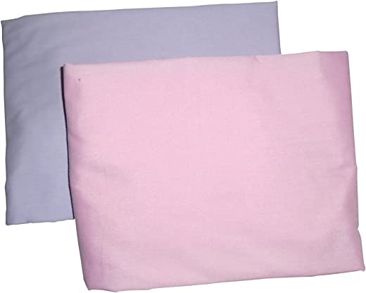 Baby Doll Bedding 2 Piece Cradle Sheet Set, Pink/Lavender