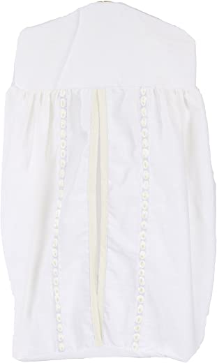 Baby Doll Unique Crib Diaper Stacker, Ivory