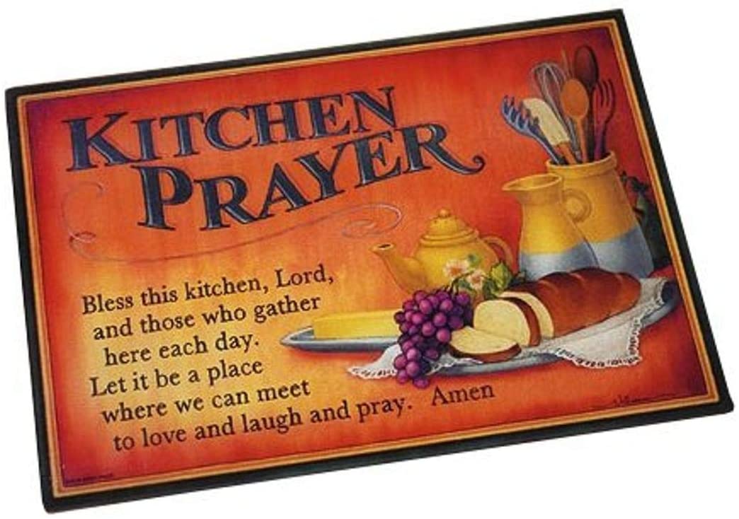 Abbey Gift Abbey Press 15.63″ x 11.75″ Kitchen Prayer Cutting Board, Multicolor
