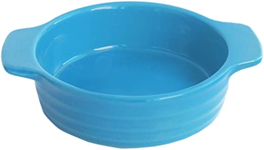 American Atelier Bistro Round Bake and Serve Bowl, Turquoise