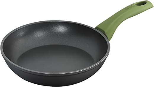 Bialetti Italian, 8″, Non-Stick Saute Pan, 8 inch, Simply Green