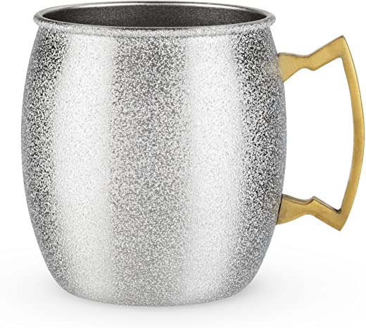 Blush Comet: Silver Glitter Moscow Mule, One Size, Multi Colored