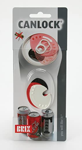 Brix Canlock Beverage Can Lid, Set of 3, Red