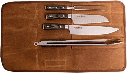 Camp Chef Deluxe 4 Piece Carving Knife Set, Multi