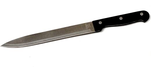 Chef Craft Select Carving Knife, 8 inch blade 14 inch in length, Black