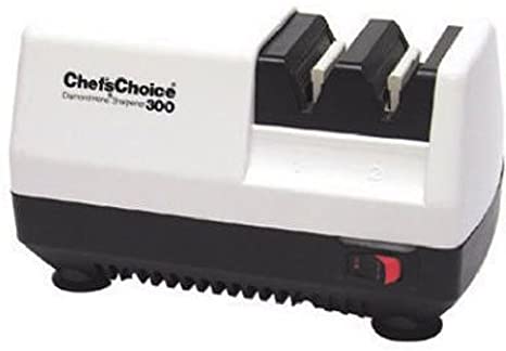 Chef’s Choice Chef’sChoice 300 Diamond Hone Knife Sharpener, 2-Stage, White (Discontinued