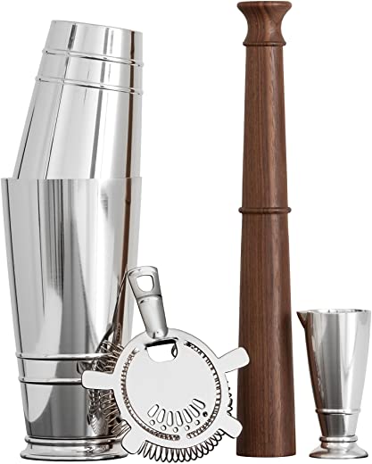 Crafthouse by Fortessa Professional Barware by Charles Joly Signature Collection, 4 Piece, Gift Set